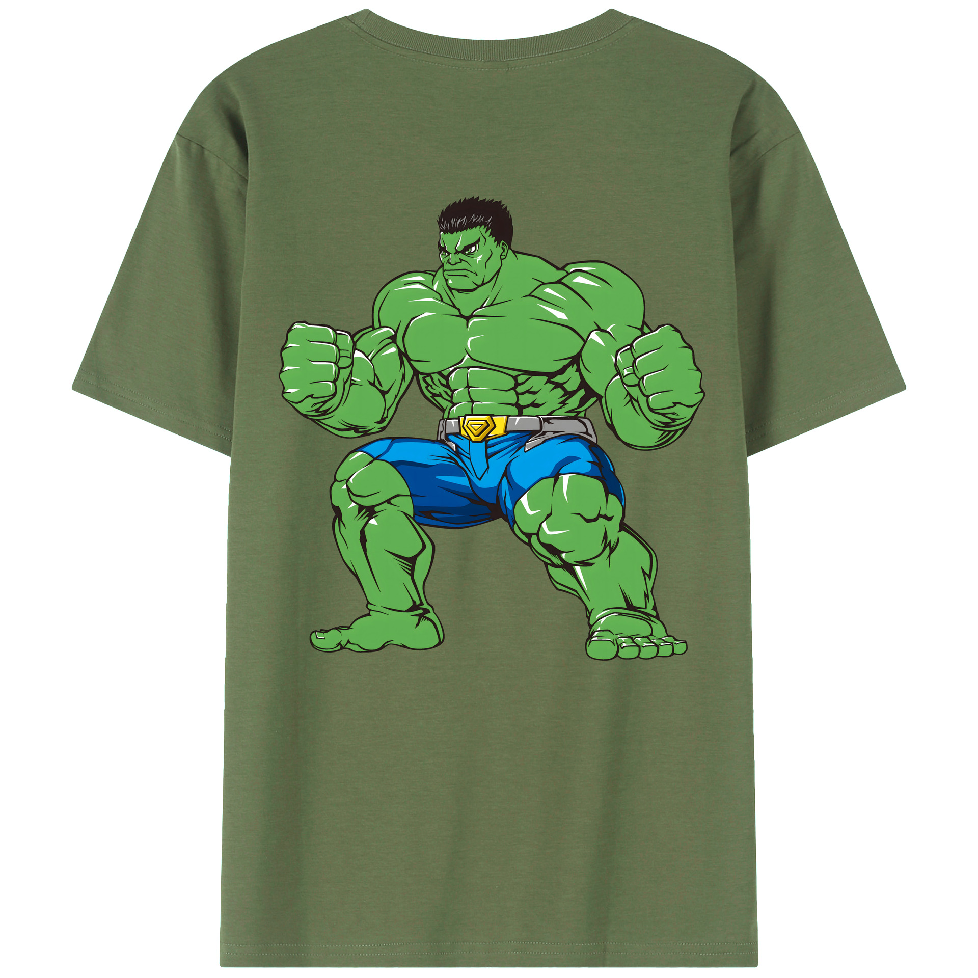 （画像用） アベンジャーズ The Avengers 綿100％ メンズ半袖Tシャツ（バックプリント） 通気性